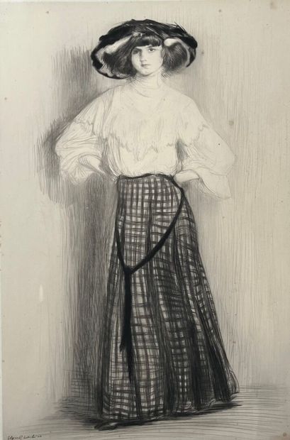 After Edgard CHAHINE (1874-1947) Germaine...