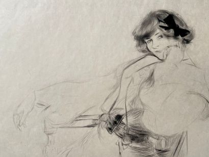 After Edgard CHAHINE (1874-1947) La belle...
