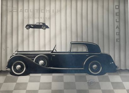 [Automobilia]. J. SAOUTCHIK Carrossier, 46,...