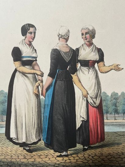 [Varia]. [Fashion]. Lot of 19th-century engravings...