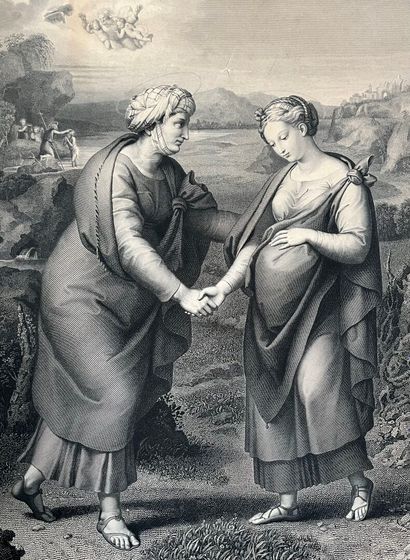 After RAPHAEL, engraved by Auguste-Gaspard-Louis...
