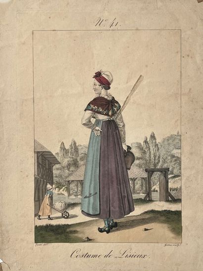 [Costumes]. [Normandie]. [Lisieux]. After...