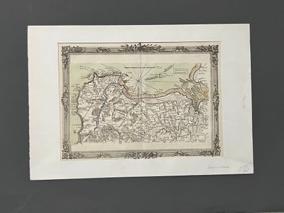 [Normandie]. [Manche]. Part of Normandy (plate...