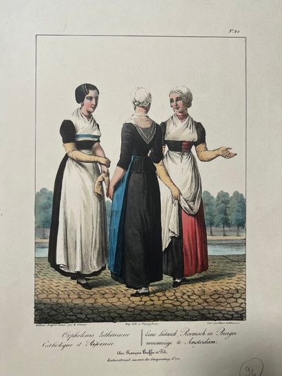 [Varia]. [Fashion]. Lot of 19th-century engravings...