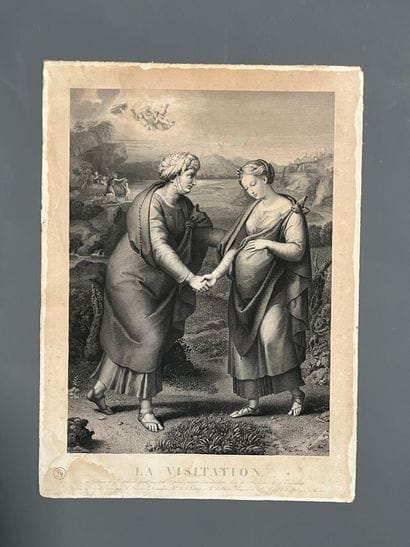 After RAPHAEL, engraved by Auguste-Gaspard-Louis...