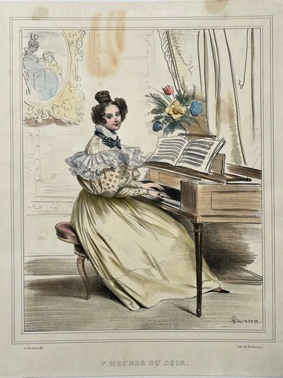 [Fashion]. After Achille DEVERIA (1800-1857)...