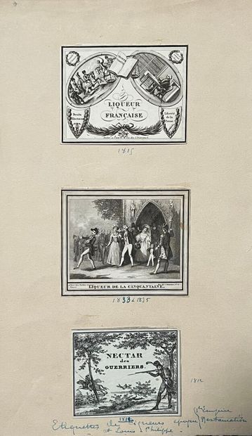 [Alcohol]. [Liqueur]. 19th century FRENCH...