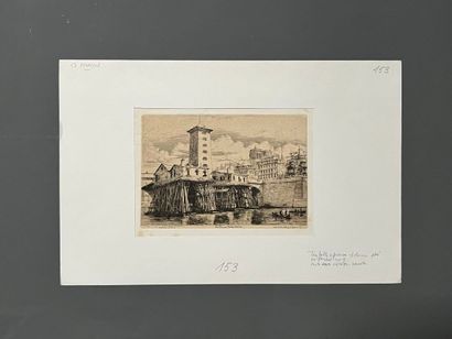 After Charles MERYON (1821-1868) La pompe...