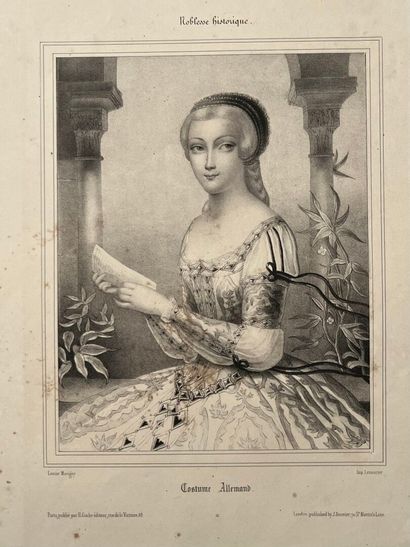 [Varia]. [Fashion]. Lot of 19th-century engravings...