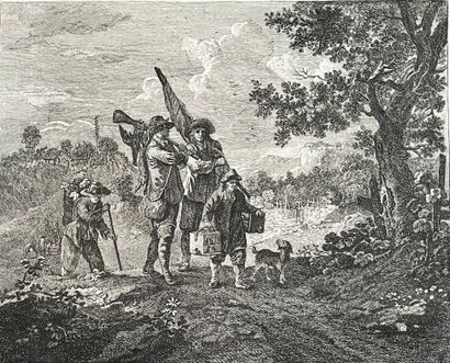 Johann Georg HERTEL (18th century) Auctumnus...