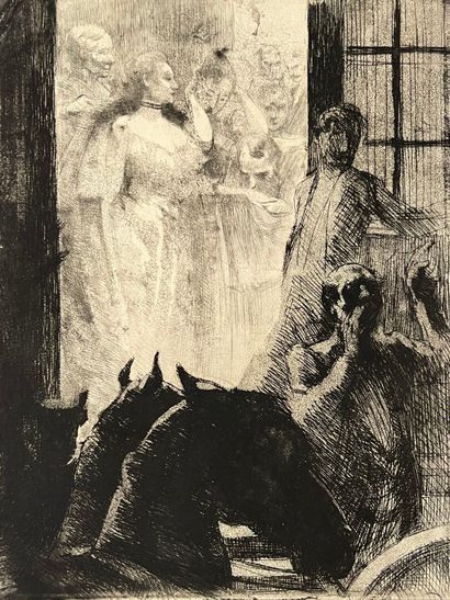 After Albert BESNARD (1849-1934) Le triomphe...