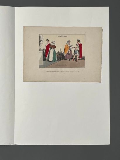 [Caricatures]. After Henry MONNIER (1799-1877),...