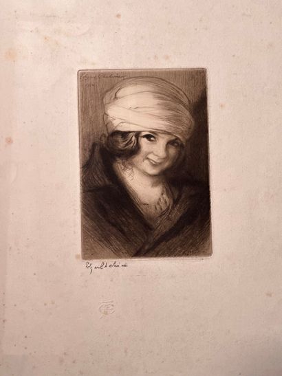 After Edgard CHAHINE (1874-1947) Ghemma (small...