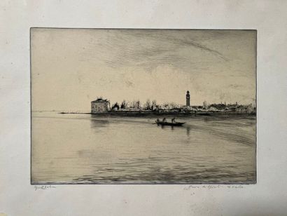 After Edgard CHAHINE (1874-1947) Venice:...
