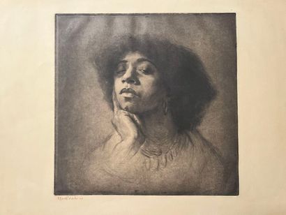 After Edgar CHAHINE (1874-1947) Aïcha (1903)...