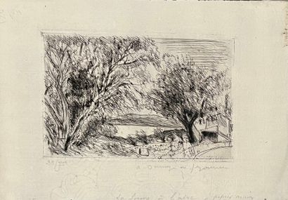 André DUNOYER de SEGONZAC (1884-1974) Saint-Tropez...