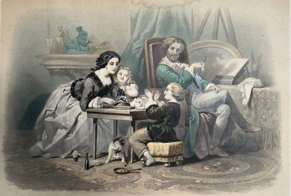 After Jules Marie DESANDRE (1845-?), lithographed...