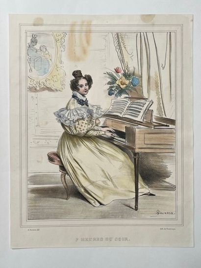 [Fashion]. After Achille DEVERIA (1800-1857)...