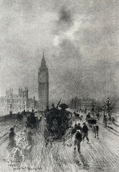 After Félix BUHOT (1847-1898) The Victoria...