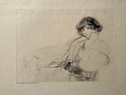 After Edgard CHAHINE (1874-1947) La belle...