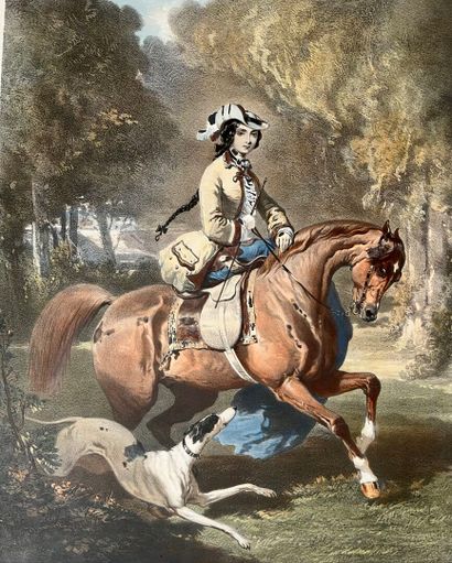 After Alfred de DREUX, engraved by A. GILBERT...