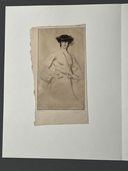 After Edgard CHAHINE (1874-1947) Georgina,...