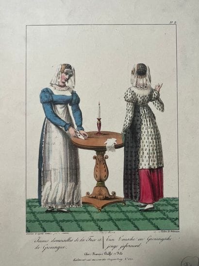 [Varia]. [Fashion]. Lot of 19th-century engravings...
