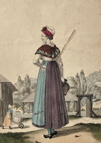 [Costumes]. [Normandie]. [Lisieux]. After...
