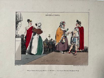[Caricatures]. After Henry MONNIER (1799-1877),...