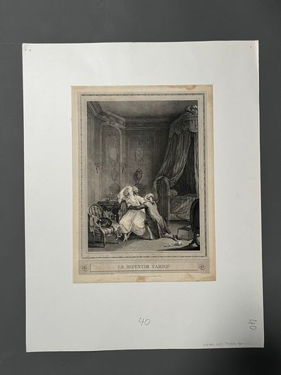 After Nicolas LAVREINCE (1731-1807), engraved...