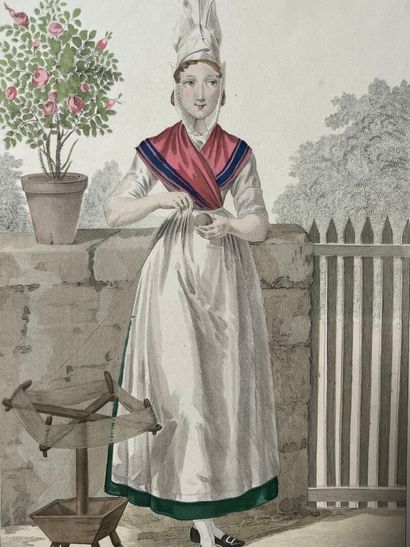 [Costumes]. [Normandie]. [Seine-Maritime]....