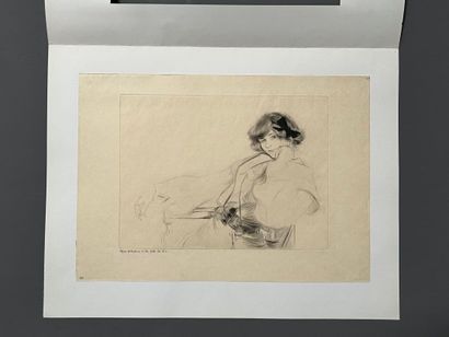 After Edgard CHAHINE (1874-1947) La belle...