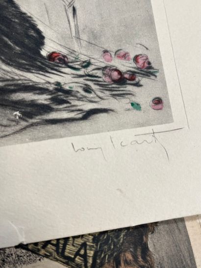 After Louis ICART (1888-1950) for Champagnes...