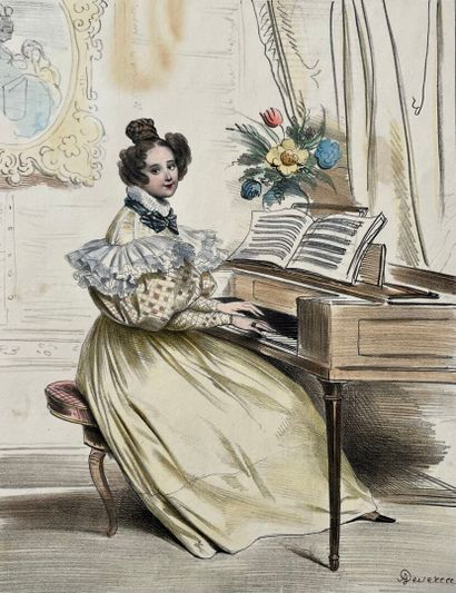 [Fashion]. After Achille DEVERIA (1800-1857)...
