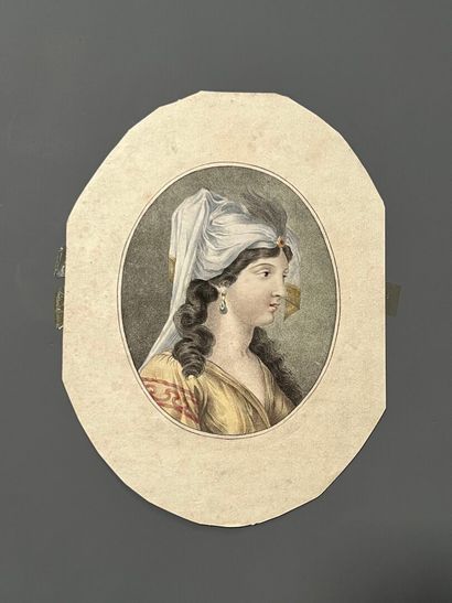 19th century FRENCH SCHOOL Persian Woman...