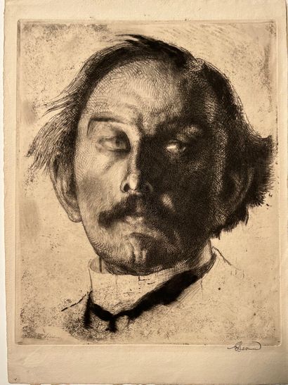 After Albert BESNARD (1849-1934) Jules Destrée...
