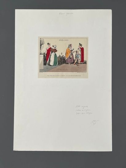 [Caricatures]. After Henry MONNIER (1799-1877),...