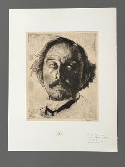 After Albert BESNARD (1849-1934) Jules Destrée...