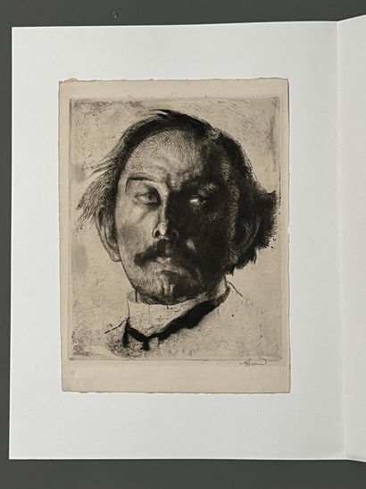 After Albert BESNARD (1849-1934) Jules Destrée...