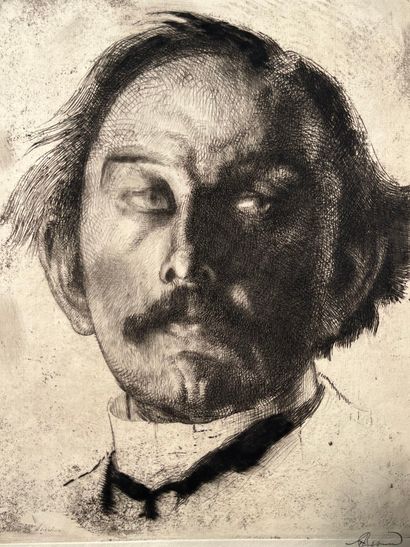 After Albert BESNARD (1849-1934) Jules Destrée...