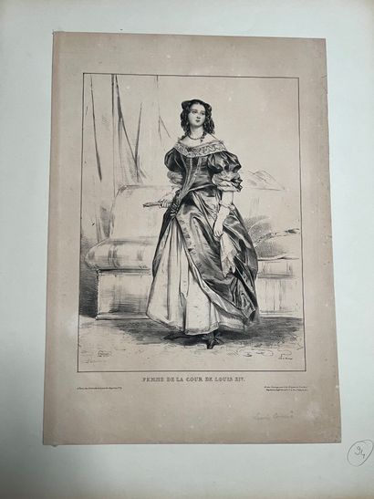 [Fashion]. [Costumes]. After Achille DEVERIA...