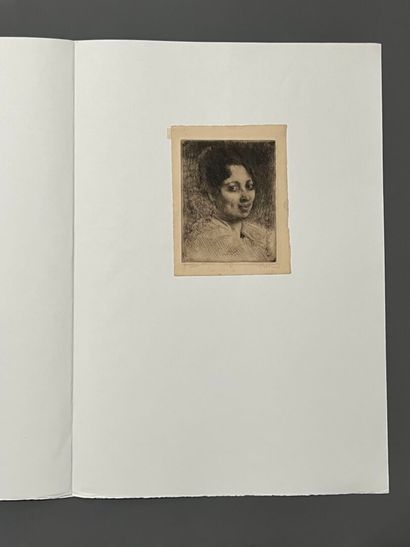 After Albert BESNARD (1849-1934) Peppina,...