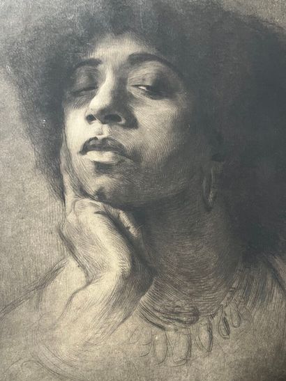After Edgar CHAHINE (1874-1947) Aïcha (1903)...