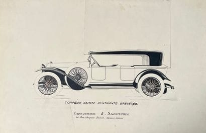 [Automobilia]. J. SAOUTCHIK Carrossier, 46,...