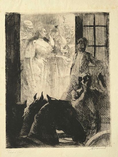 After Albert BESNARD (1849-1934) Le triomphe...