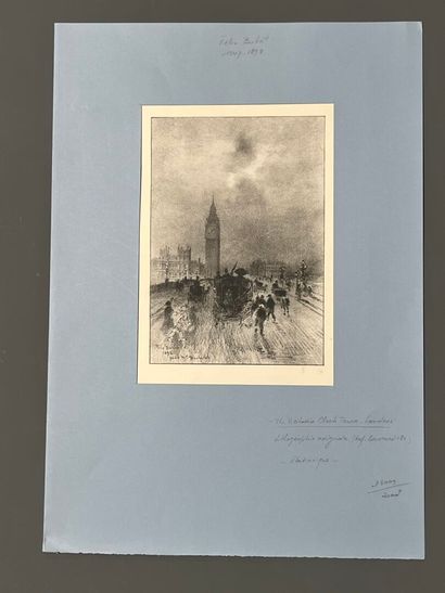 After Félix BUHOT (1847-1898) The Victoria...