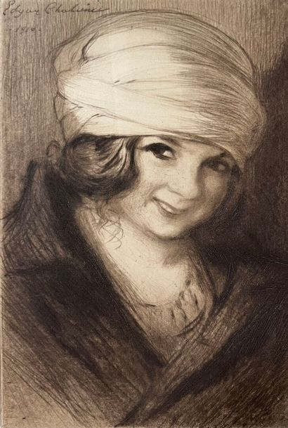 After Edgard CHAHINE (1874-1947) Ghemma (small...