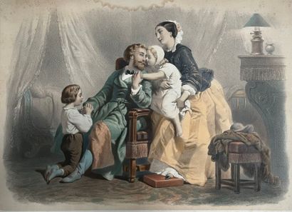 After Jules Marie DESANDRE (1845-?), lithographed...