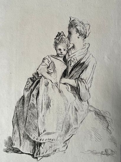 After Antoine WATTEAU (1684-1721), engraved...