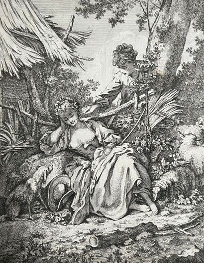 After François BOUCHER, engraved by Gabriel...